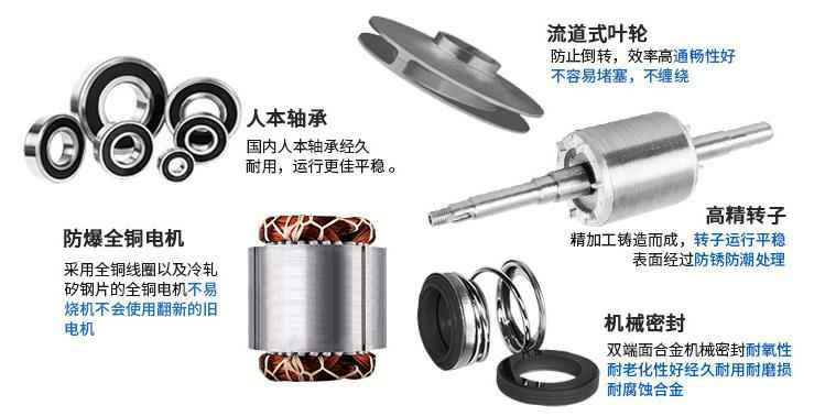 IHG型不锈钢立式单级离心泵细节 IHG型不锈钢立式单级离心泵细节