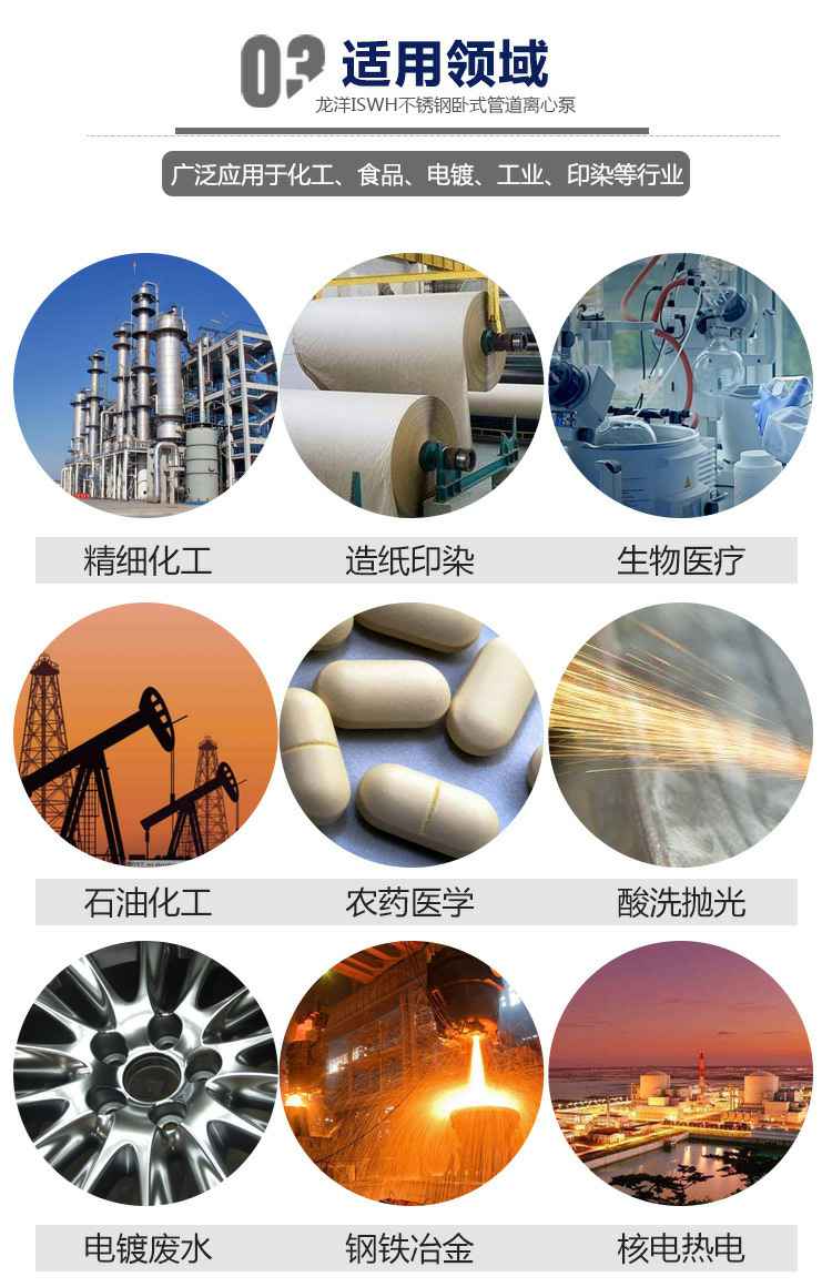 ISWH不锈钢卧式单级离心泵用途 ISWH不锈钢卧式单级离心泵用途
